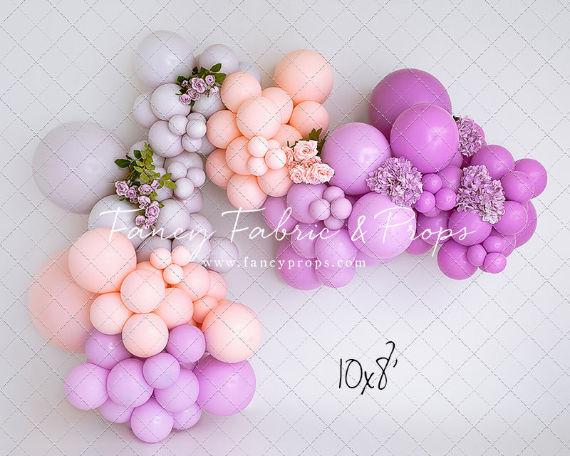 Pretty Magenta Magic Balloon Arch