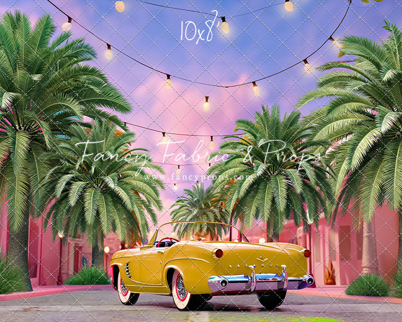 Malibu Shopping Center - Yellow Car - With Sweep Option