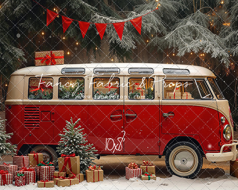 Merry Little Bus Stop - with Sweep Option