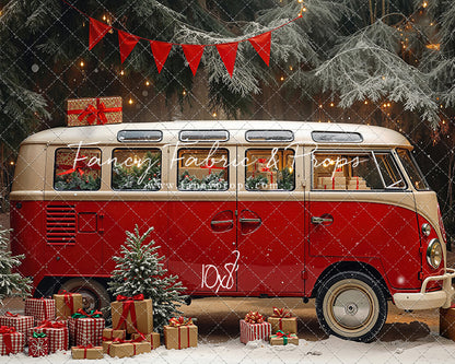 Merry Little Bus Stop - with Sweep Option