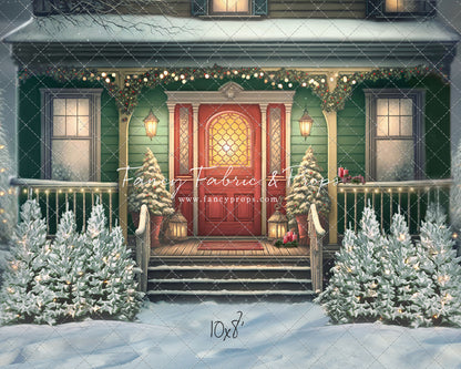Snowy Christmas Porch - Room