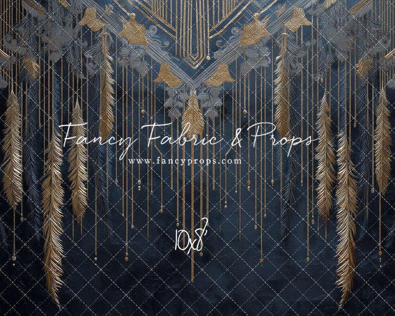 Midnight Feather Cascade - With Sweep Option