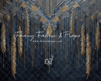 Midnight Feather Cascade - With Sweep Option