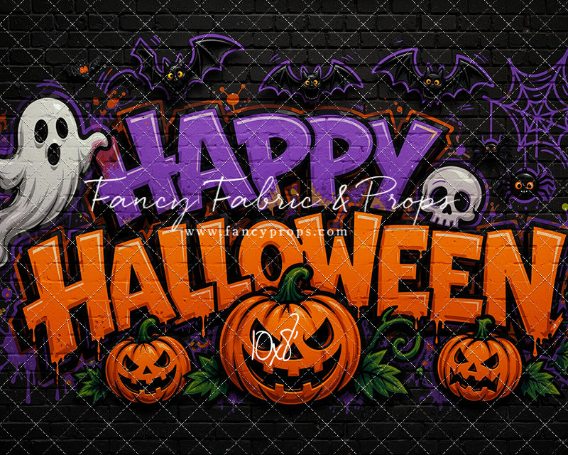 Midnight Graffiti Halloween - With Sweep Option
