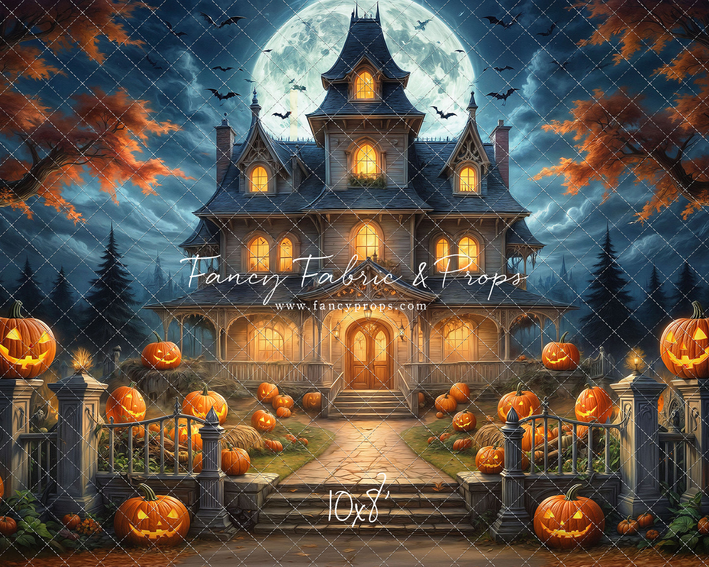 Moonlit Jack-O-Lantern Estate - With Sweep Option