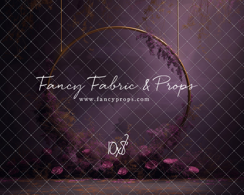 Moonlit Plum Petals - With Sweep Option