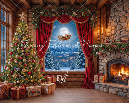 Mountain Sleigh View - with Sweep Option