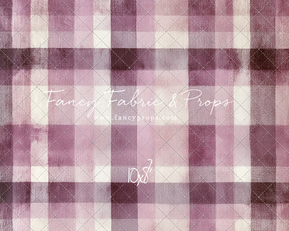 Mulberry Plaid - With Sweep Option