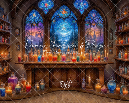 Mystic Potion Emporium - Wood Floor - With Sweep Option