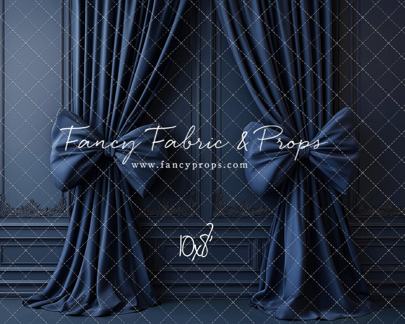 Navy Luxe Bows - With Sweep Option