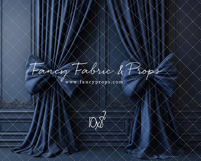 Navy Luxe Bows - With Sweep Option