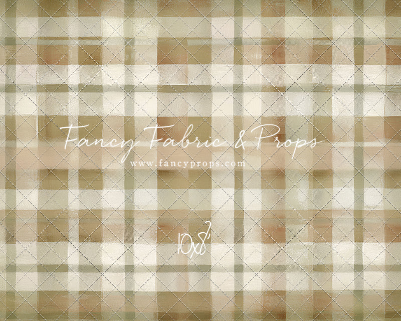 Oatmilk Plaid - With Sweep Option