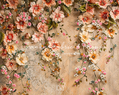 Painted Floral Peach