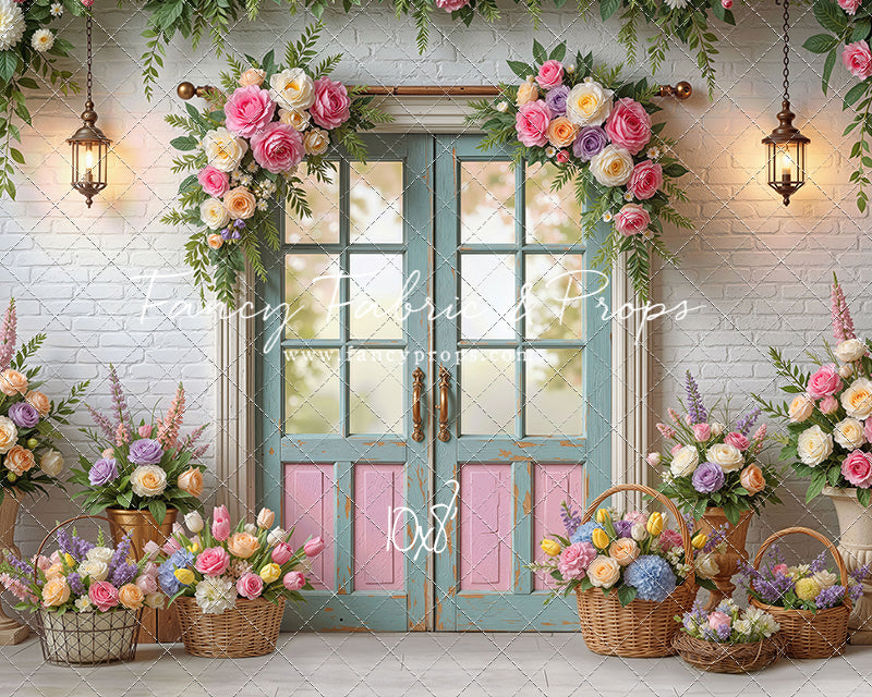 Pastel Garden Doors - With Sweep Option
