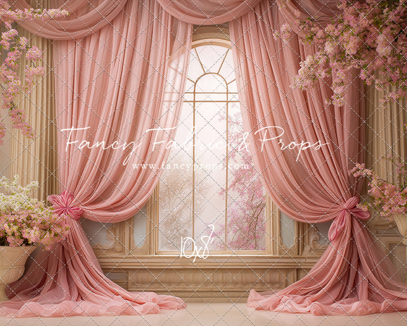 Pink Blossom Parlor - With Sweep Option