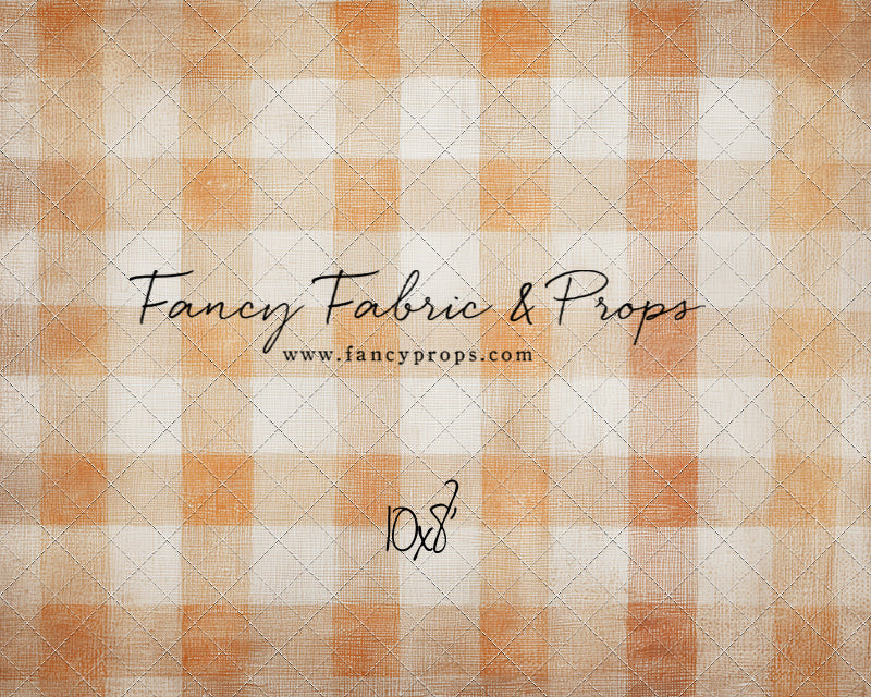 Pumpkin Patch Plaid - With Sweep Option