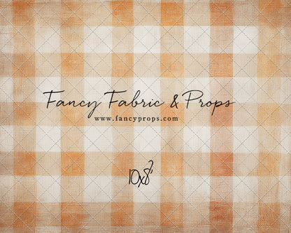 Pumpkin Patch Plaid - With Sweep Option