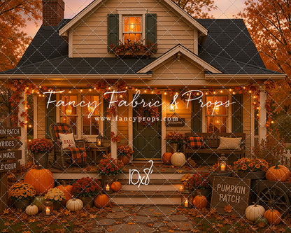 Pumpkin Patch Welcome - With Sweep Option