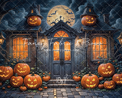 Pumpkin Path to Haunted Manor - With Sweep Option