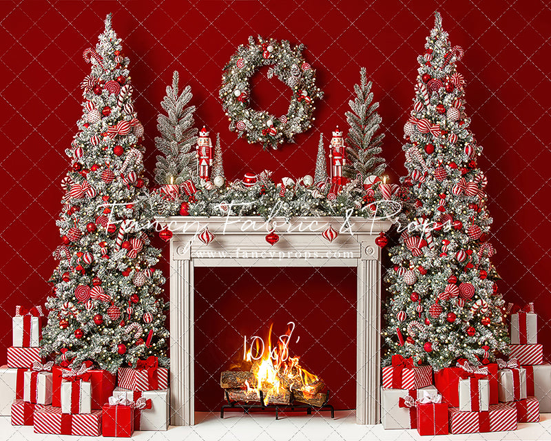 Candy Cane Mantle 2pc Room