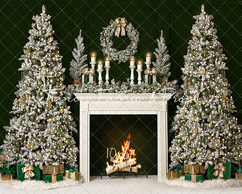 Classy Gold & Greens Mantle