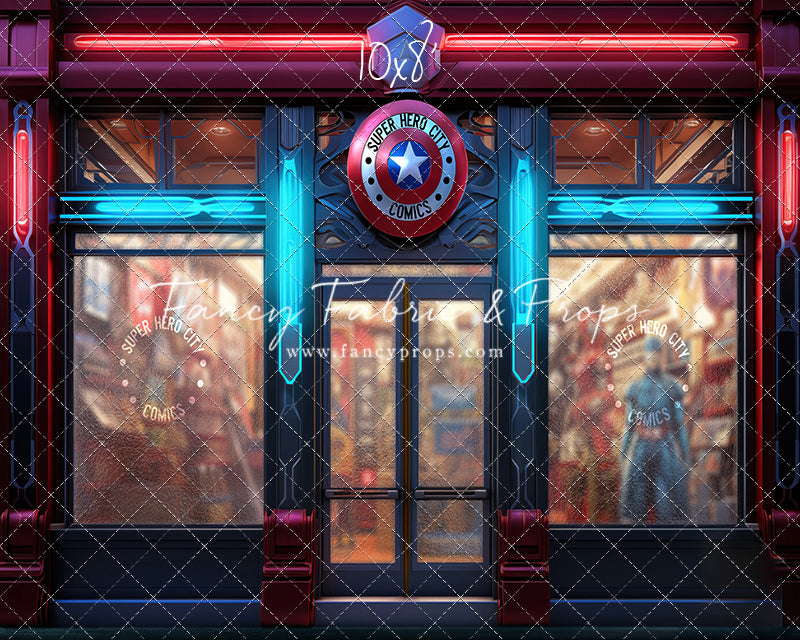 Super Hero City Comics - With Sweep Option