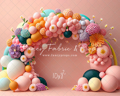 Rainbow Princess Paradise - Balloon Arch