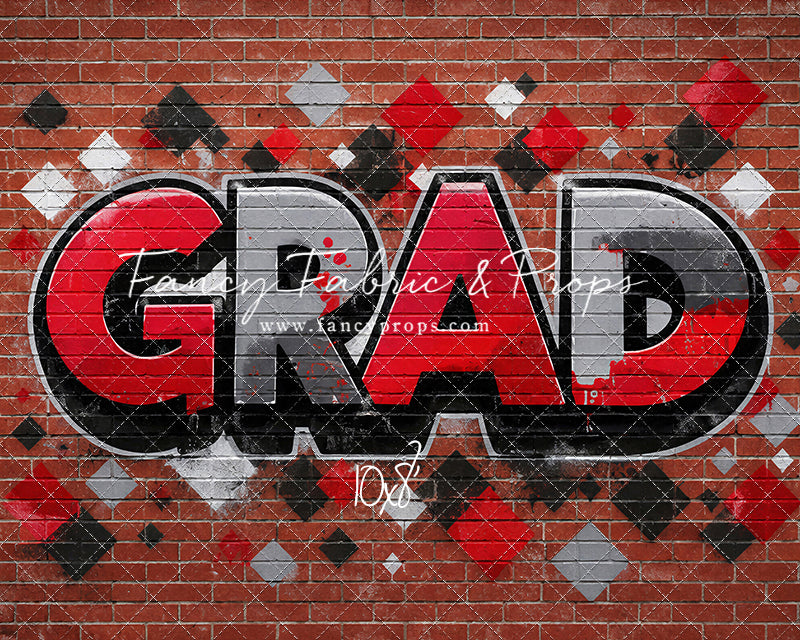 Red, Black & Gray Grad - With Sweep Option