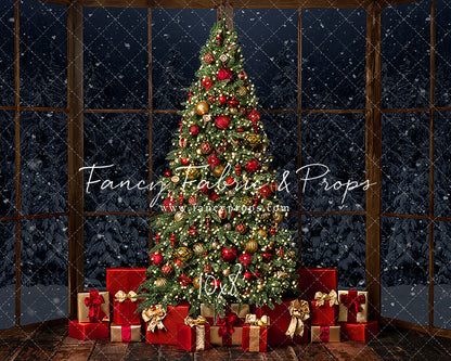 Red & Gold Bay Window