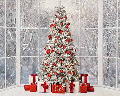 Red & White Holiday Birch