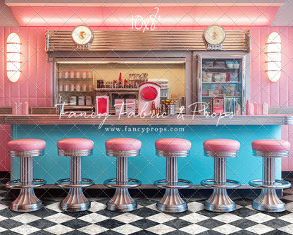 Rockin Retro Pastel Diner - Room