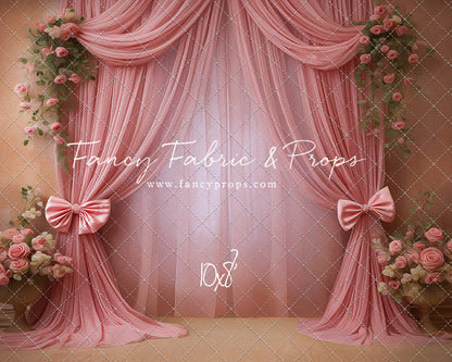 Rose Drapes - With Sweep Option