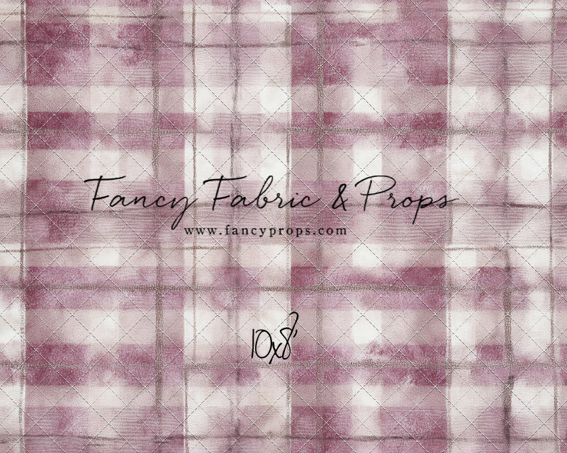 Rose Mist Plaid - With Sweep Option