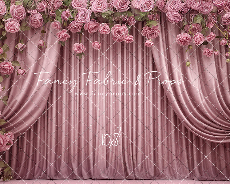Rose Petal Curtain - With Sweep Option