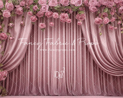 Rose Petal Curtain - With Sweep Option