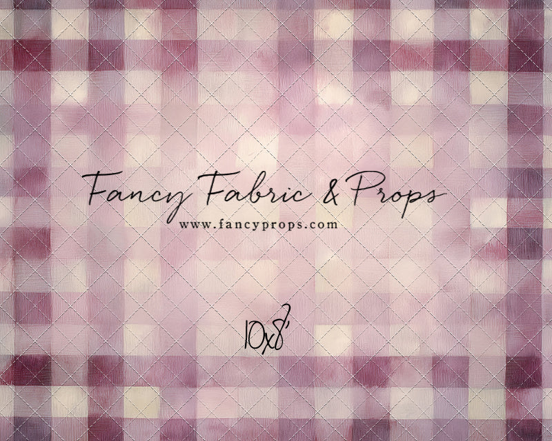 Rose Quartz Plaid - With Sweep Option