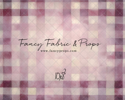 Rose Quartz Plaid - With Sweep Option