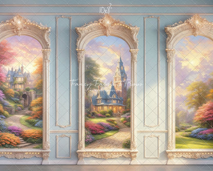 Royal Victorian Wainscoting Wall - With Sweep Option