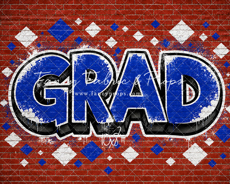 Royal & White Grad - With Sweep Option