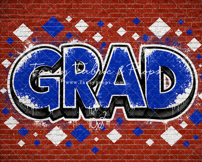 Royal & White Grad - With Sweep Option