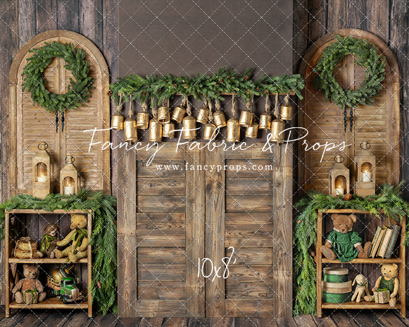 Rustic Christmas Charm Headboard