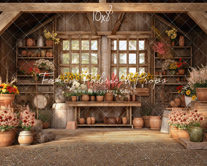 Rustic Greenhouse Blooms 2pc Set