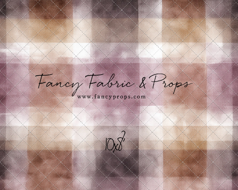 Rustic Plum Plaid - With Sweep Option