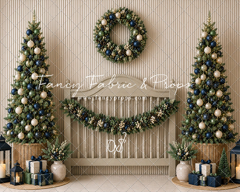 Sage & Navy Headboard