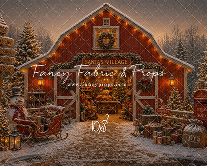 Santa's Village Barn - with Sweep Option