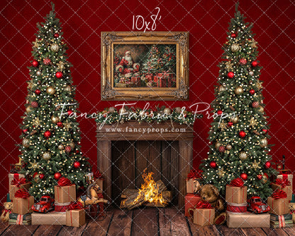 Santa's Fireside Mantle - Room