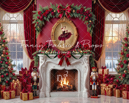 Scarlet Ballerina Christmas - with Sweep Option