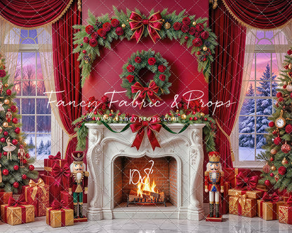 Scarlet Christmas Room - with Sweep Option