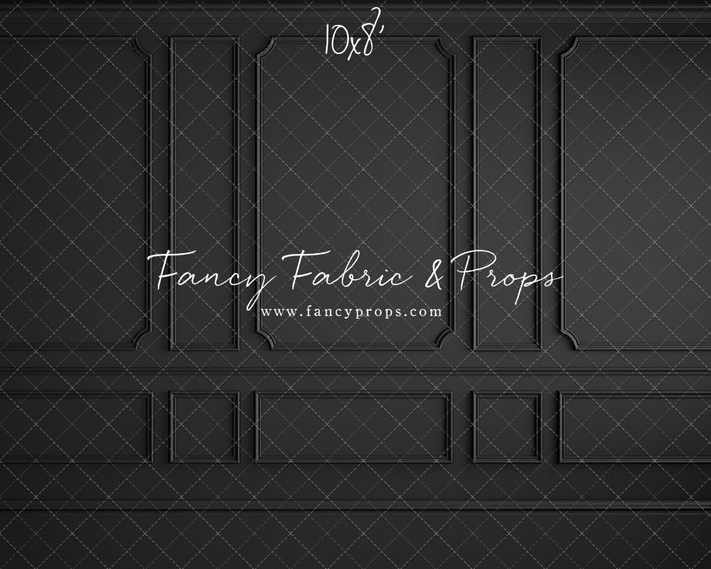 Simple Matte Black Wall - With Sweep Option