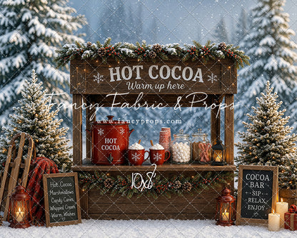 Snowflake Cocoa Station - With Sweep Option